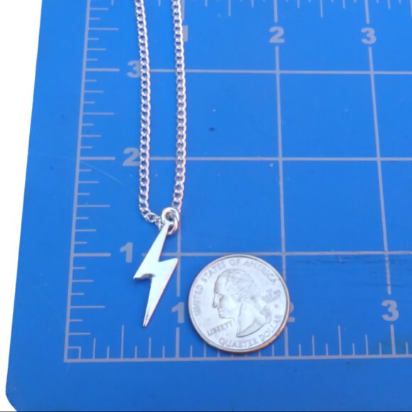 Lightning Bolt Necklace 3060 - Picture 6 of 7